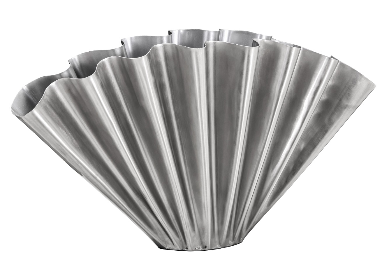 Vase HDFlood Large Finition argent brossé house doctor 