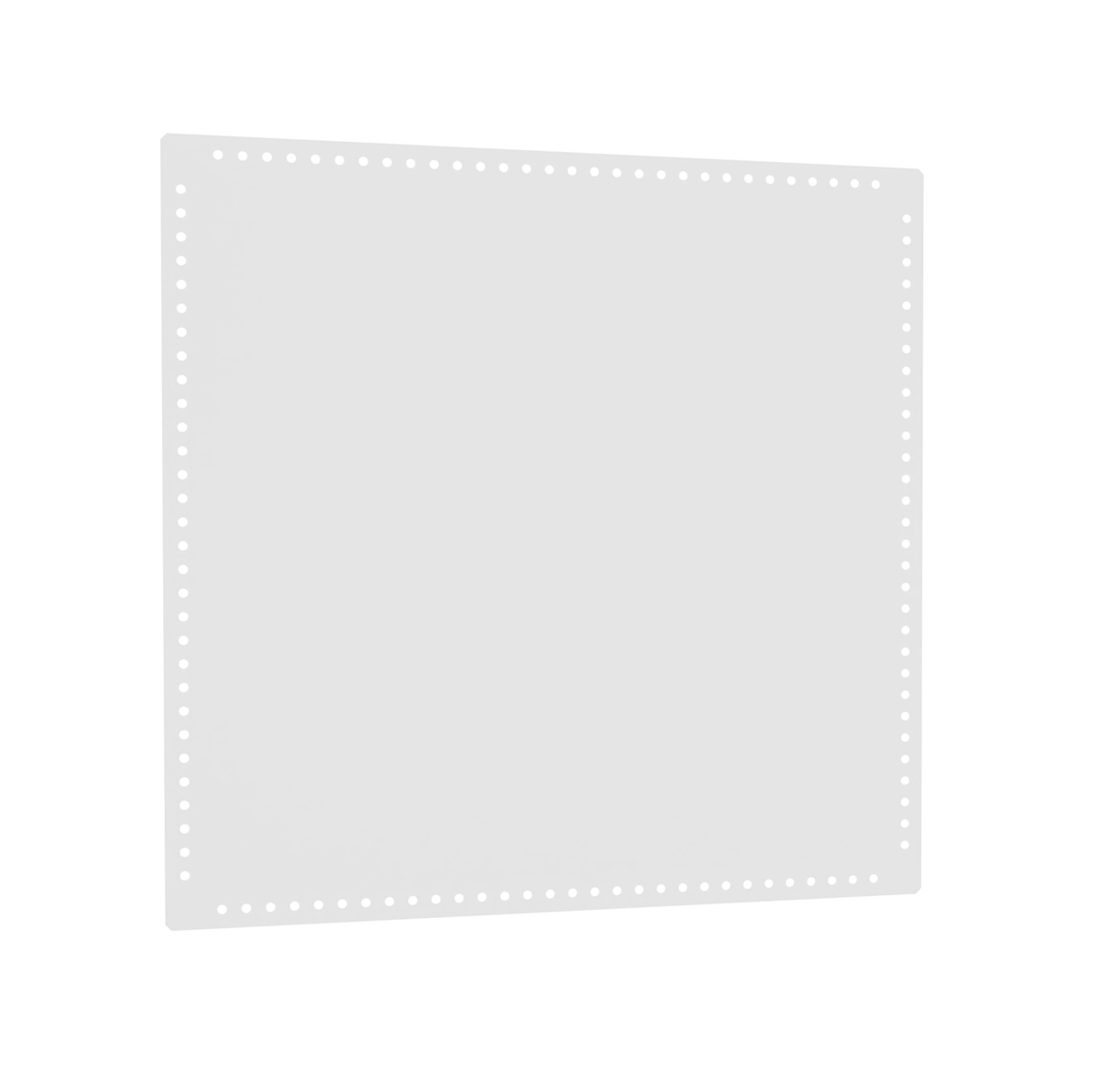 USM Haller Étagère perforée Pièce de rechange 50 x 35 cm Blanc pur