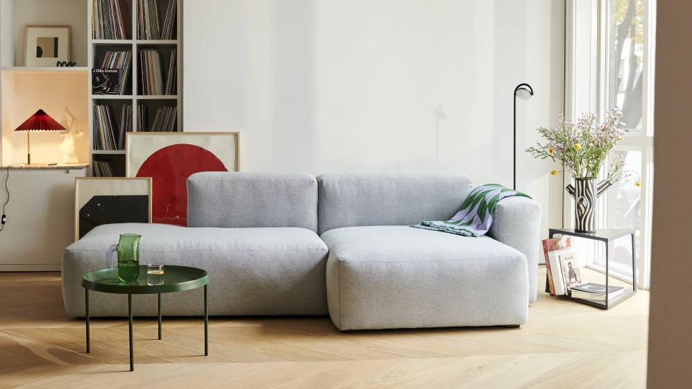 Mags Soft Sofa Low 2,5-places Combination 3 avec accoudoir à droite Hay