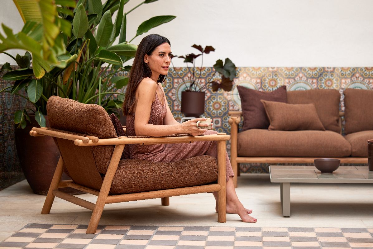 Sticks Lounge Chair Fauteuil d'extérieur Cane-Line