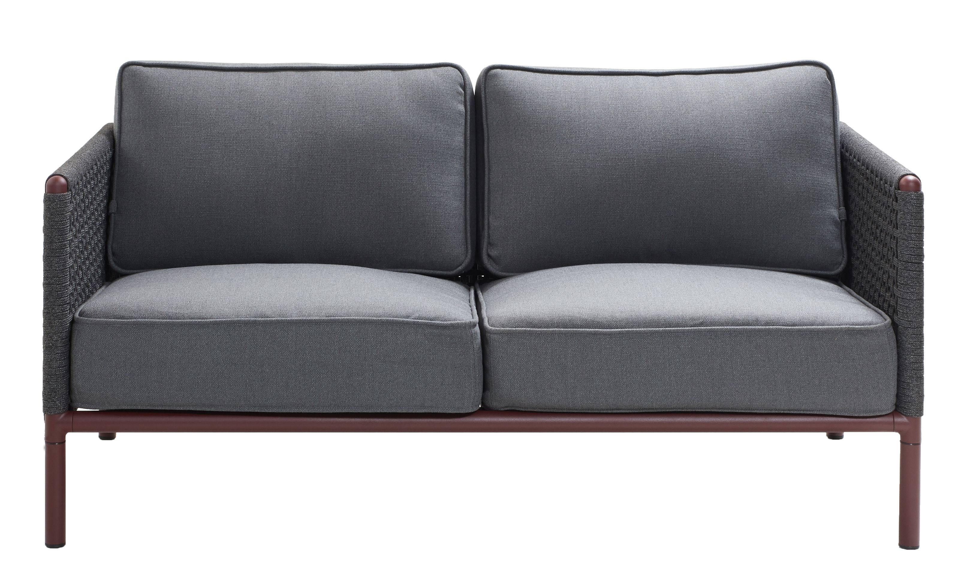 Encore Canapé 2 places Bordeaux avec coussin AirTouch Cane Line