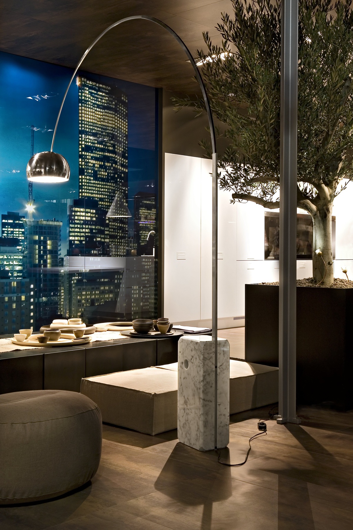 Arco Lampadaire Flos