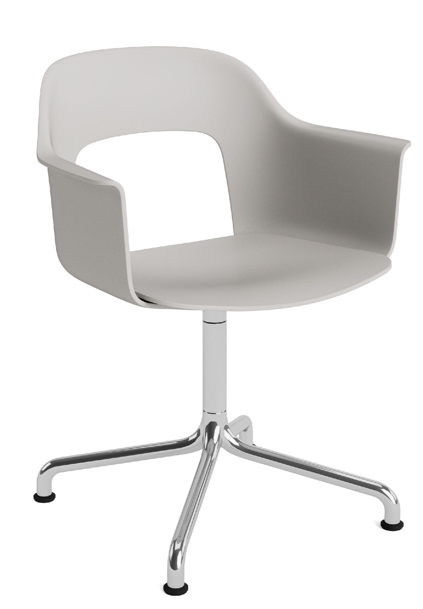 Layout Armchair 251 Fauteuil 4 pieds en étoile Pied pivotant avec base incurvée Hay  