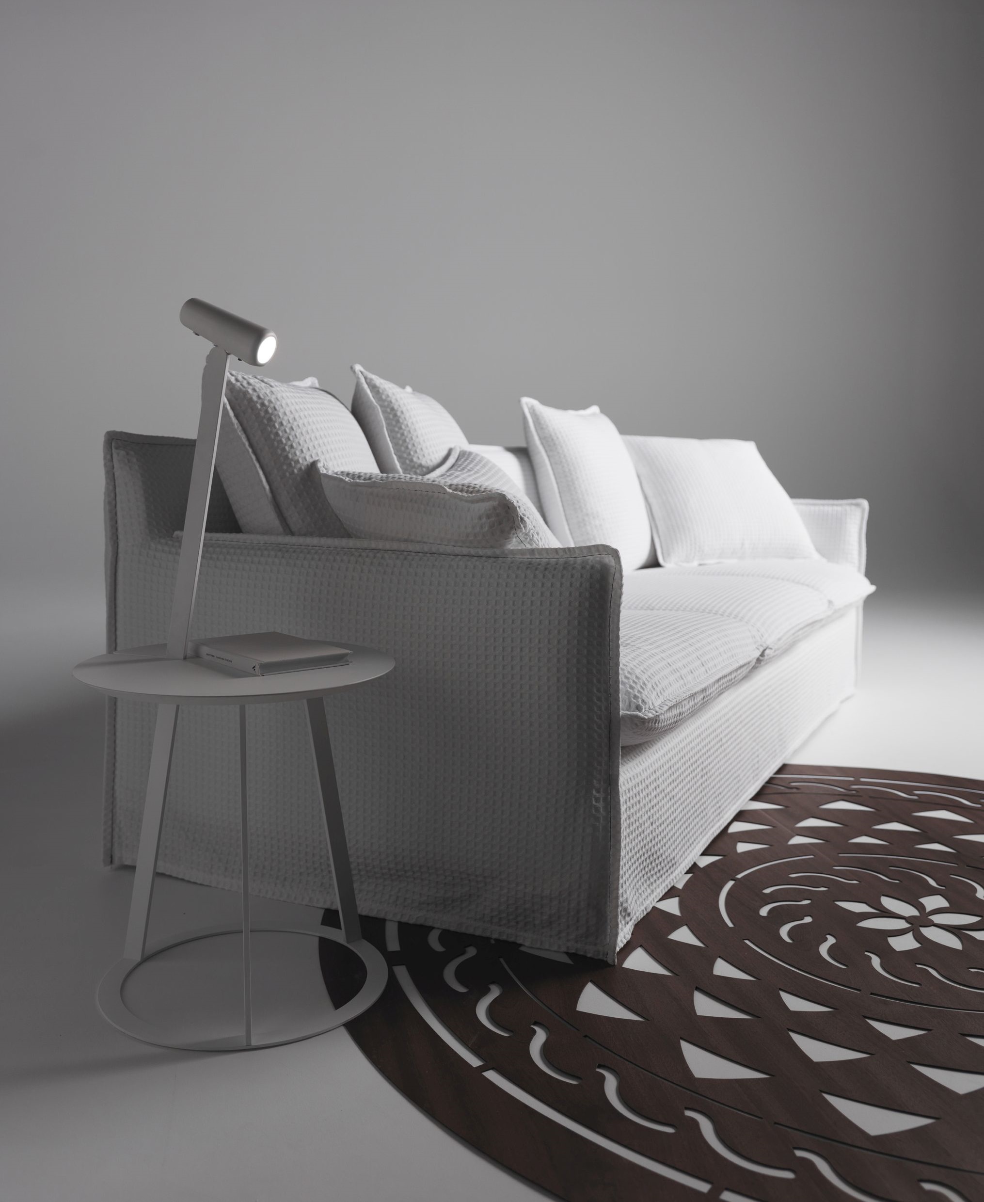 Albino Torcia Table d'appoint blanc Casamania Horm