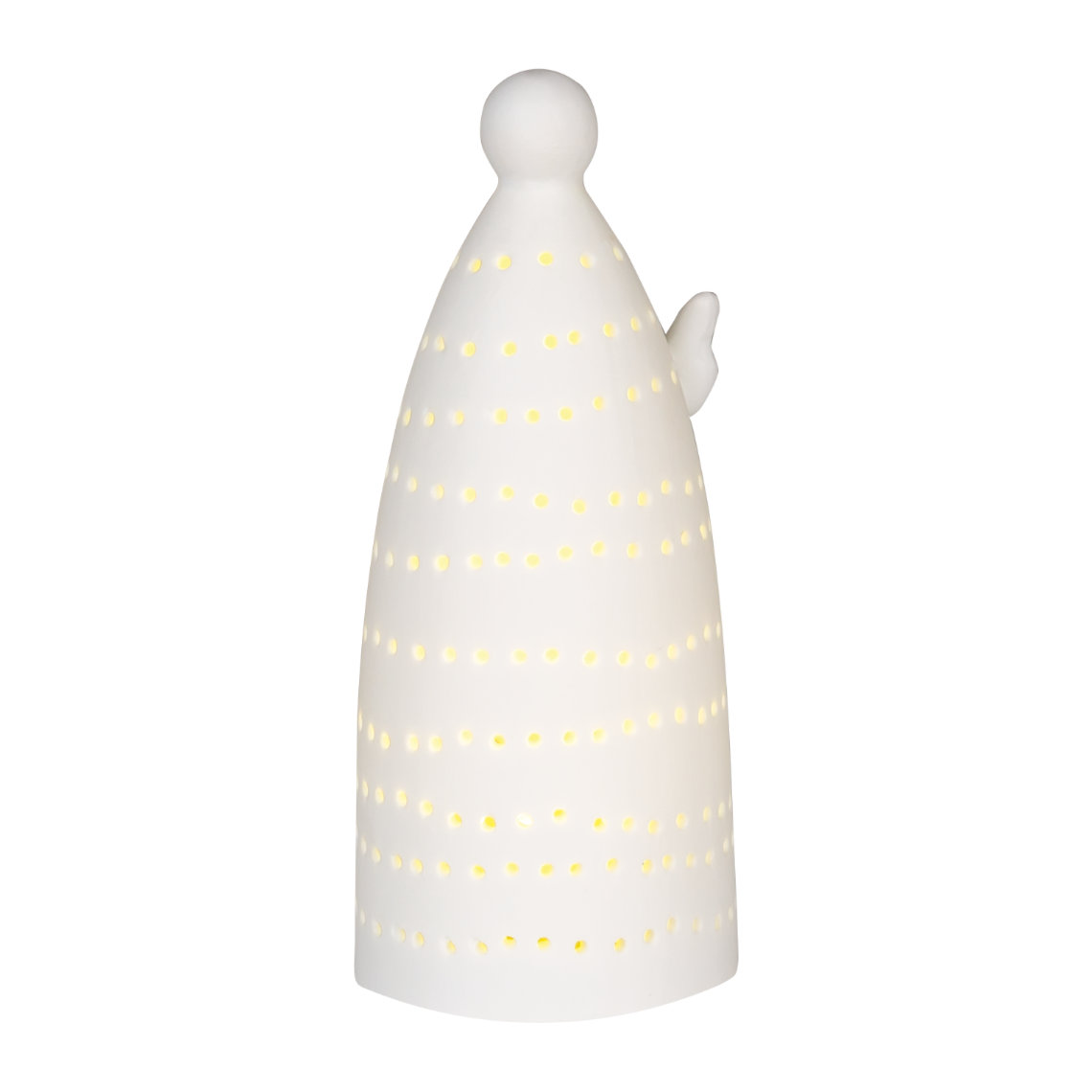 Mini lampe LED en forme d'ange à 2 roues