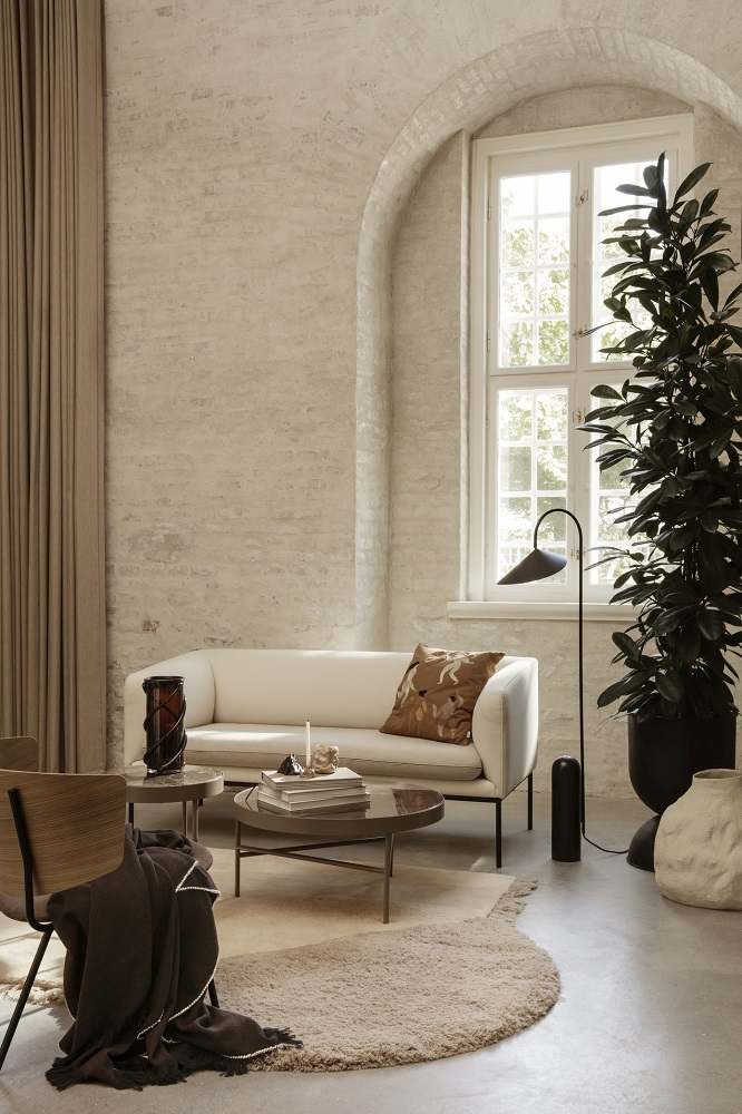 Marble Table Beistelltisch Ferm Living Noir 40