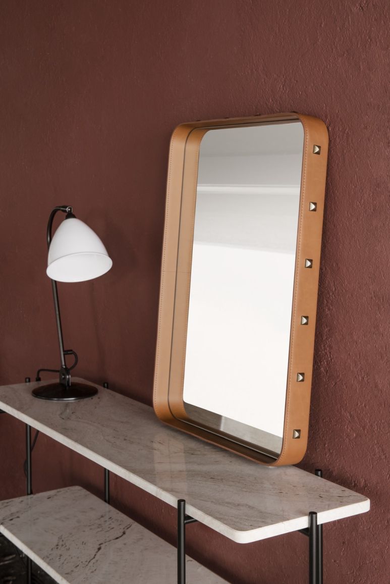 Adnet Rectangular miroir moyen Gubi