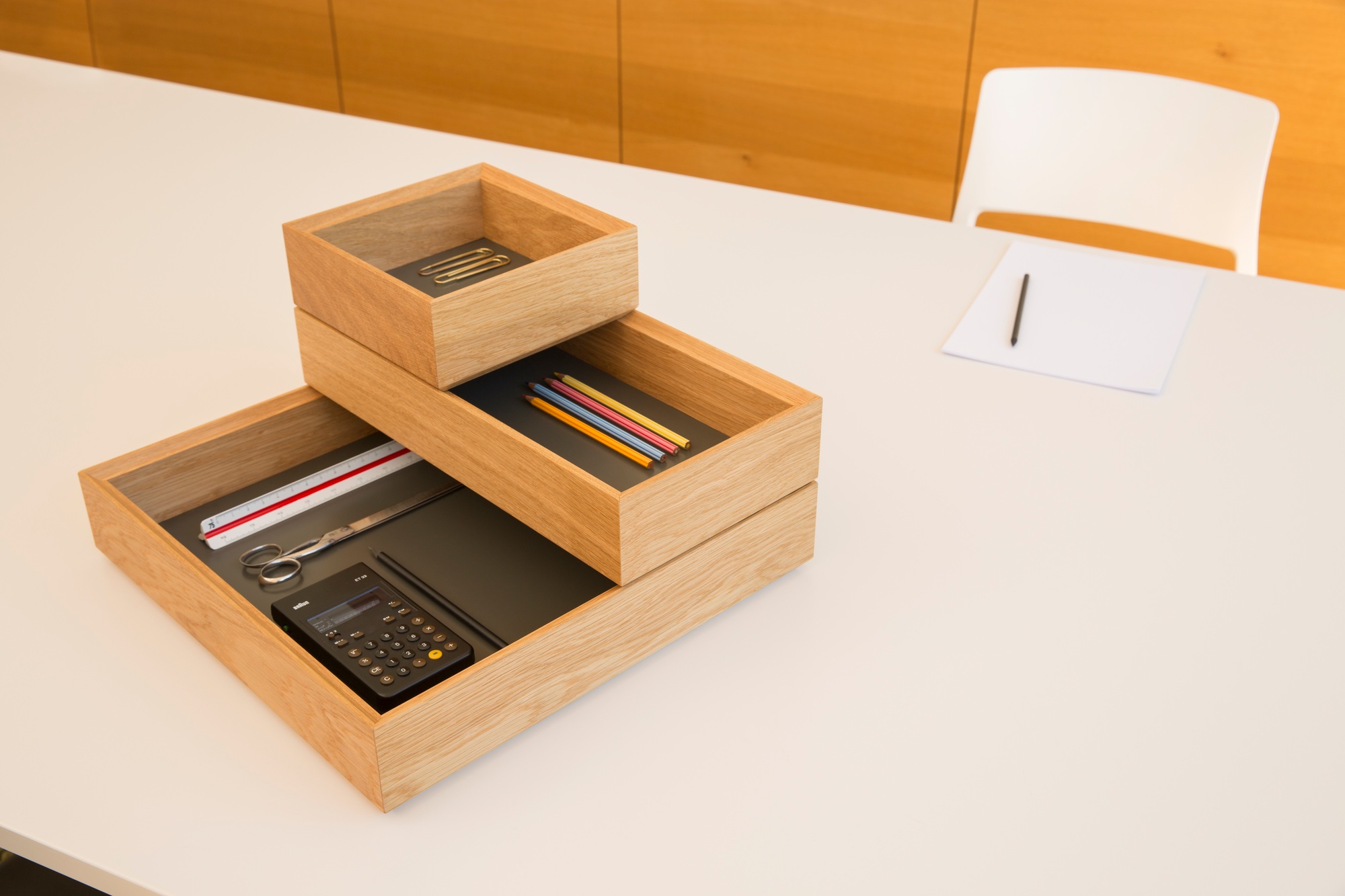 Tidy Tray Jeu de 3 Favius gris