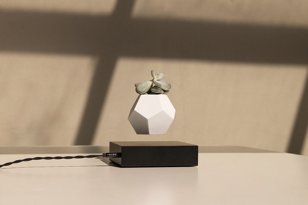 Lyfe flottant Vase Klein & More Bois d'érable Noir OFFRE SPECIALE