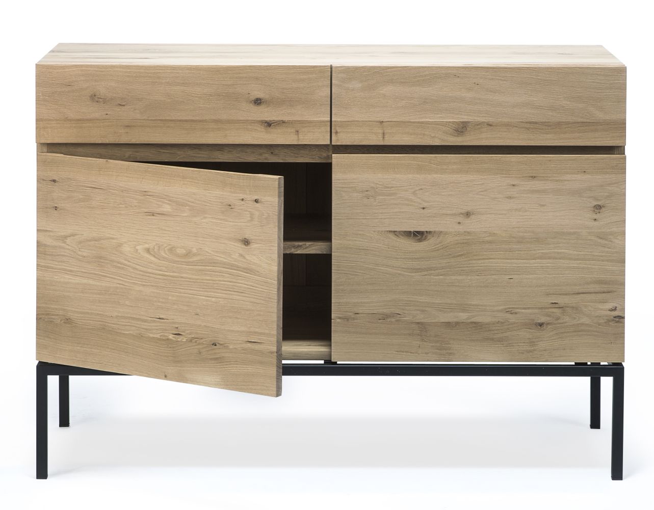 Ligna buffet chêne pieds noir Ethnicraft