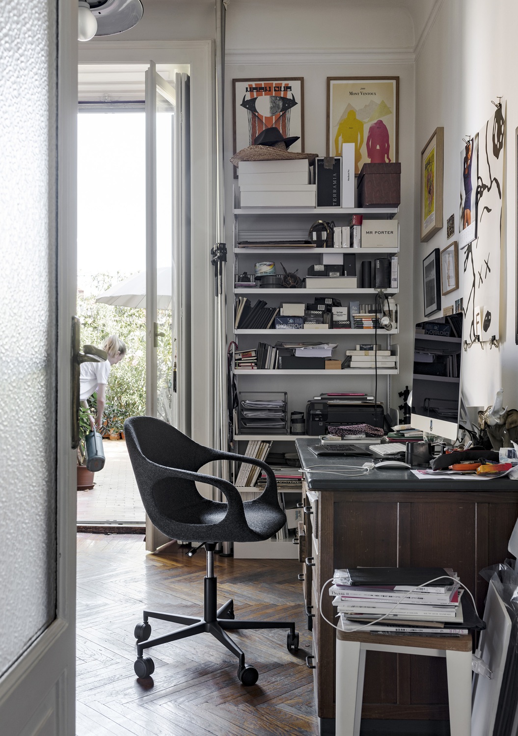 Elephant Chair Chaise avec roulettes Kristalia