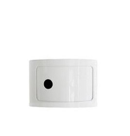 Componibili 4953 - faible élément rond BLANC Kartell OFFRE SPECIALE