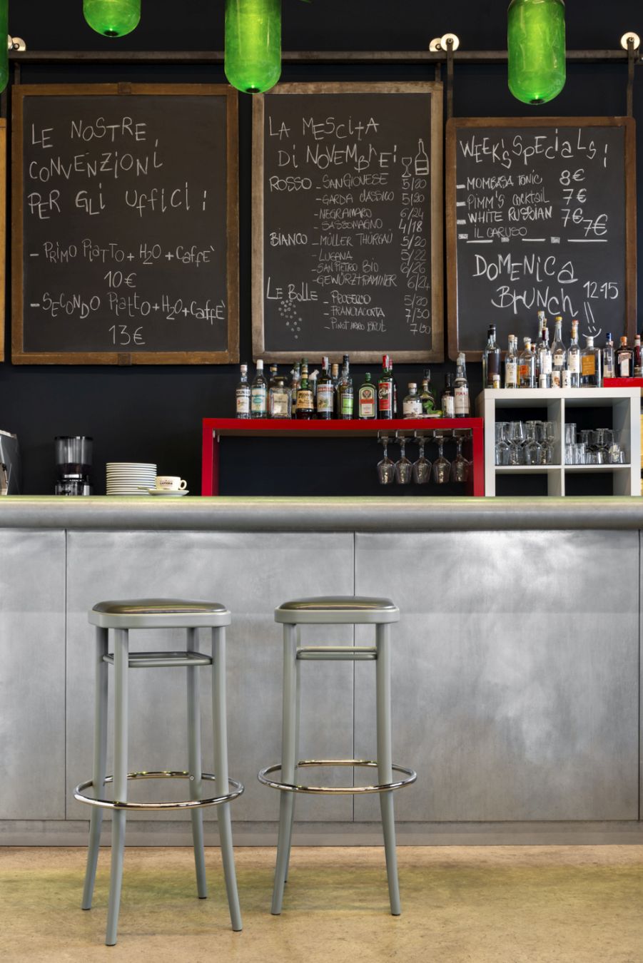 Vienna 144 Tabouret de bar avec assise en bois stratifié Wiener GTV Design