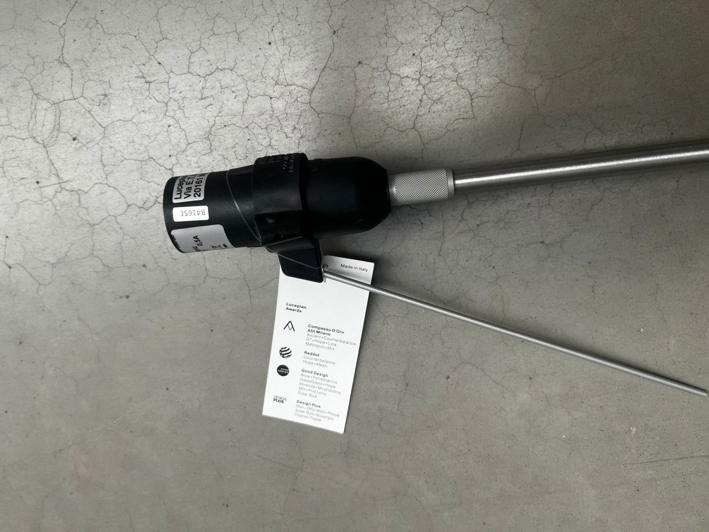 Costanza D13 a.i.f Applique fixe avec interrupteur on/off SANS ABAT-JOUR / ALUMINIUM Luceplan OFFRE SPECIALE