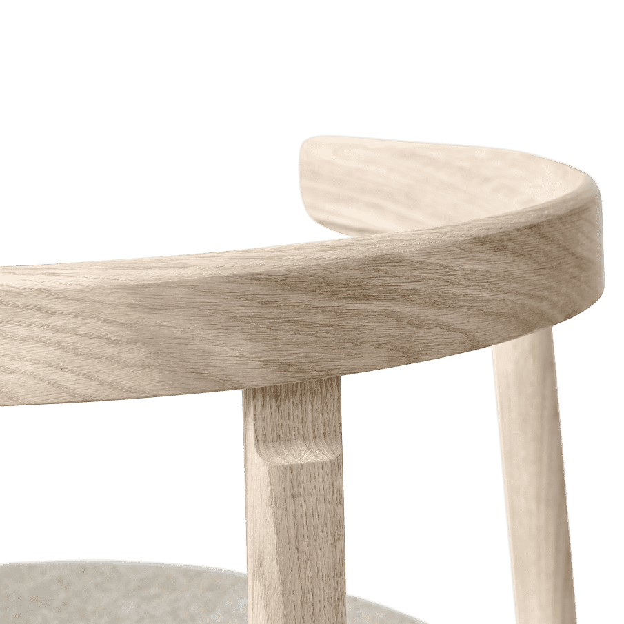Chaise Lunar chêne Form & Refine