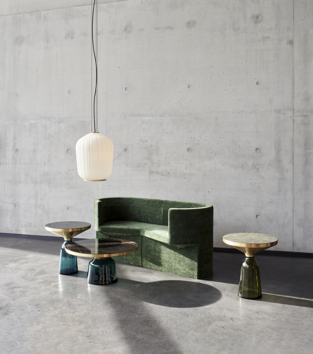 Plissée Lampe suspendue Laiton ClassiCon