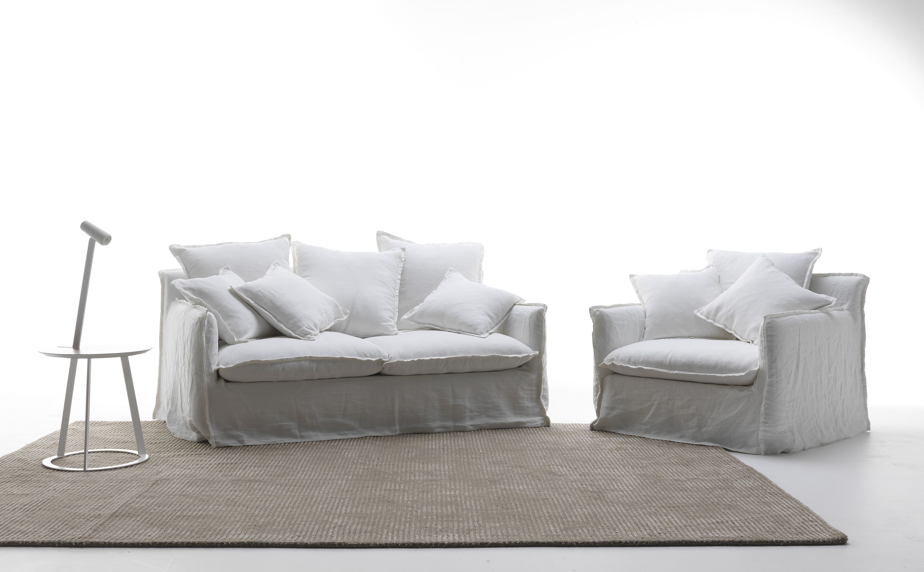 Albino Torcia Table d'appoint blanc Casamania Horm