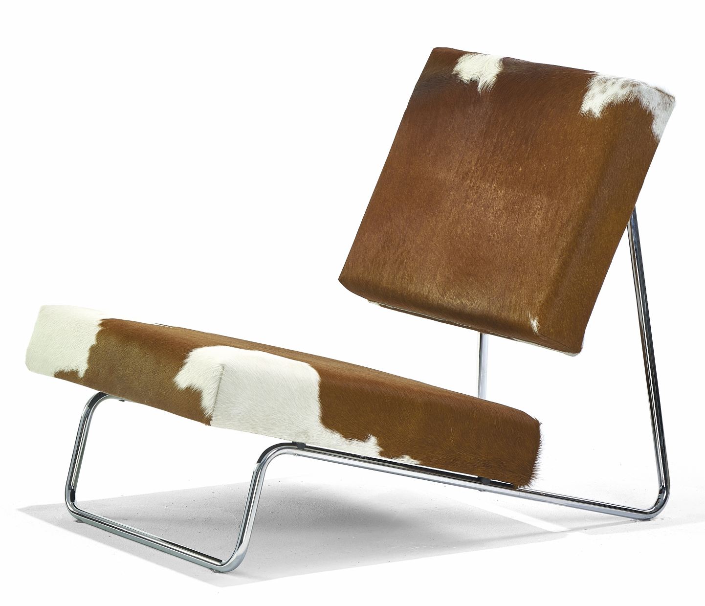Hirche Lounge Chair Fauteuil en peau de vache Richard Lampert