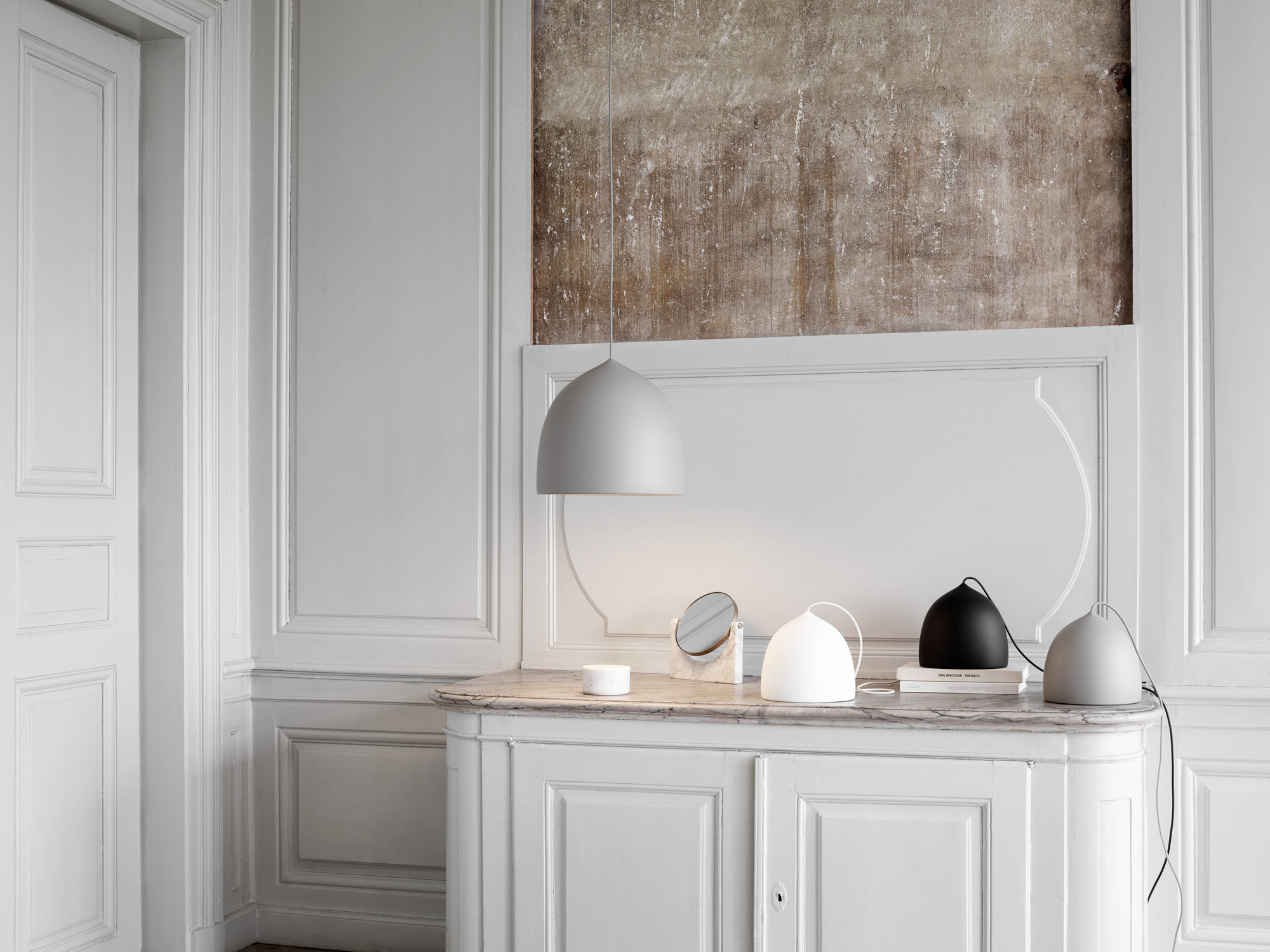 Suspence P2 Lampe à Suspension Fritz Hansen Blanc