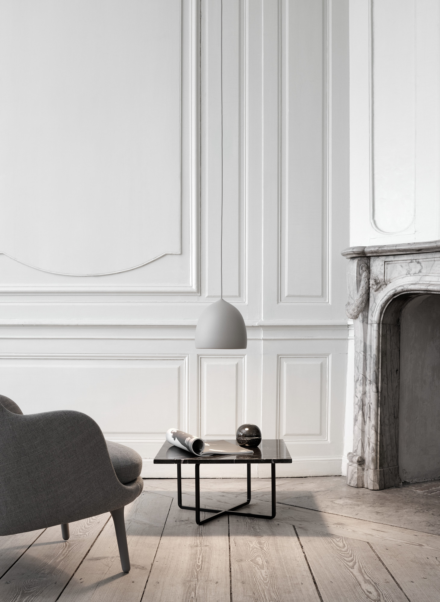 Suspence P1 Lampe à Suspension Fritz Hansen Blanc