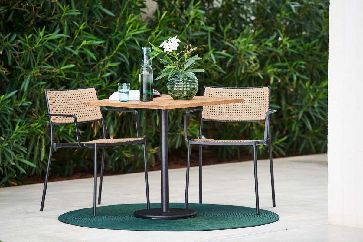 Less Outdoor Chaise empilable set de 2 Cane-Line