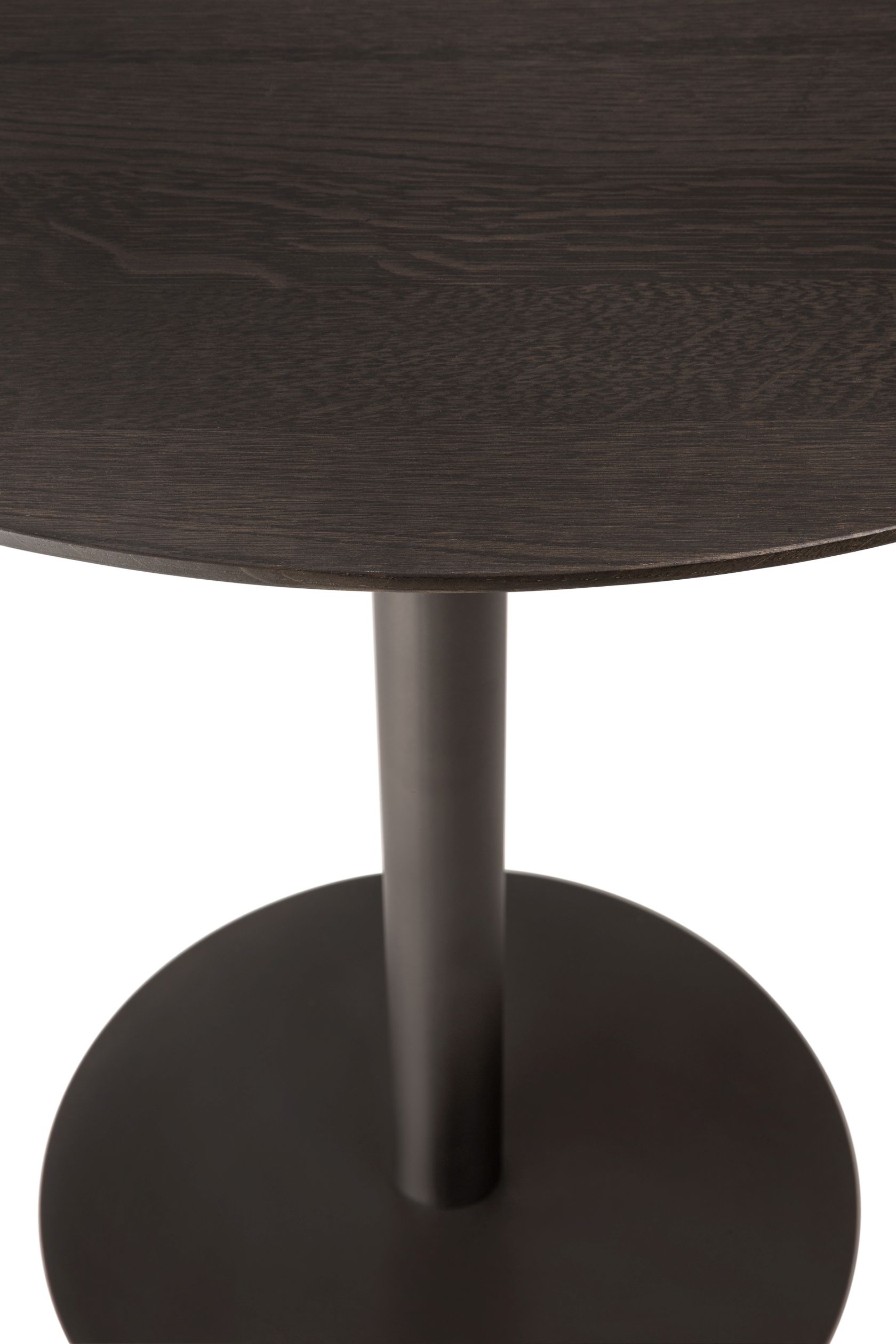 Blend Table Ø90cm Dark Bronze - Chêne brun Ethnicraft