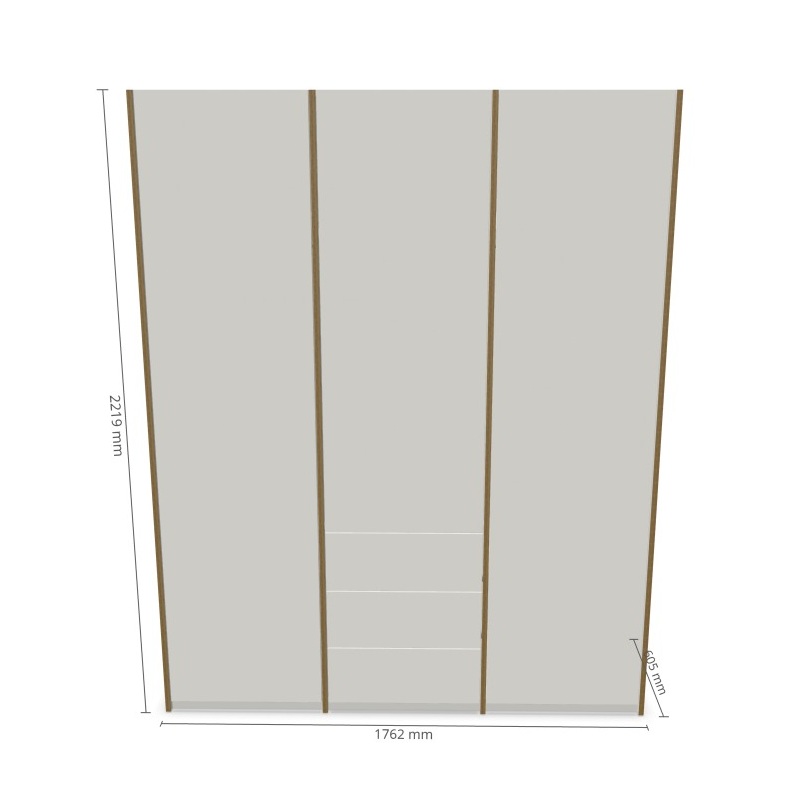 MODULAR PLUS Armoire combinée avec 3 tiroirs Müller Möbelwerkstätten