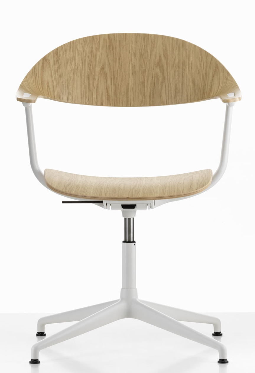 Mynt dossier et assise Plywood chaise de bureau Vitra