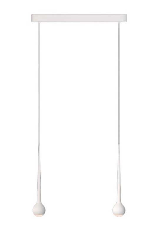 Falling Sun Trace Two Lampe à suspendre BLANC Grau OFFRE SPECIALE