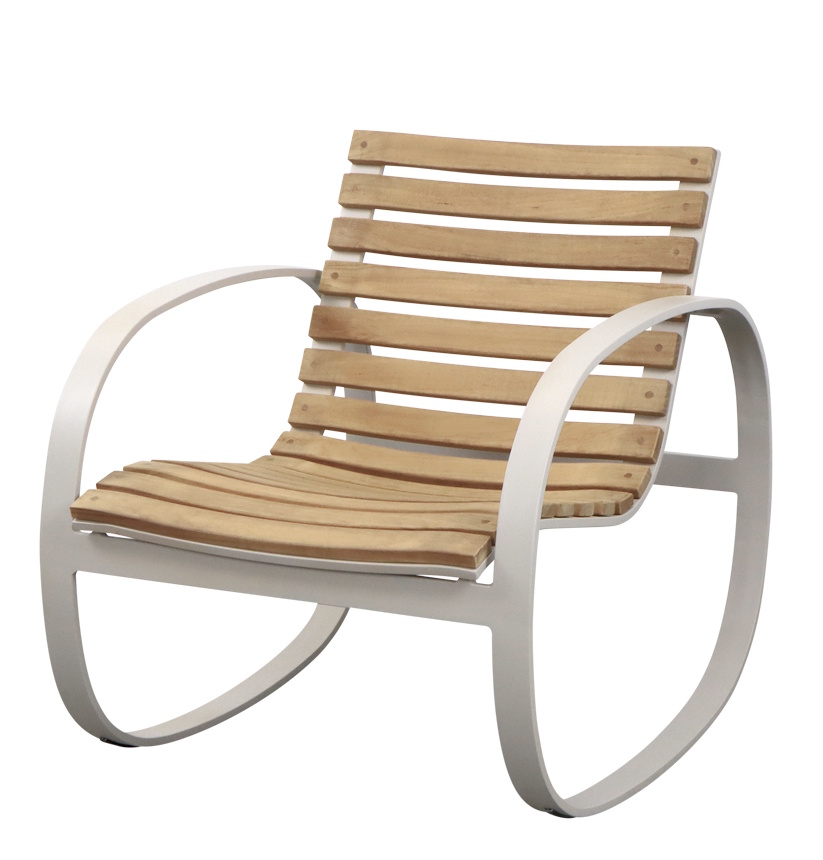 Parc fauteuil à bascule Cane-Line teck/sable