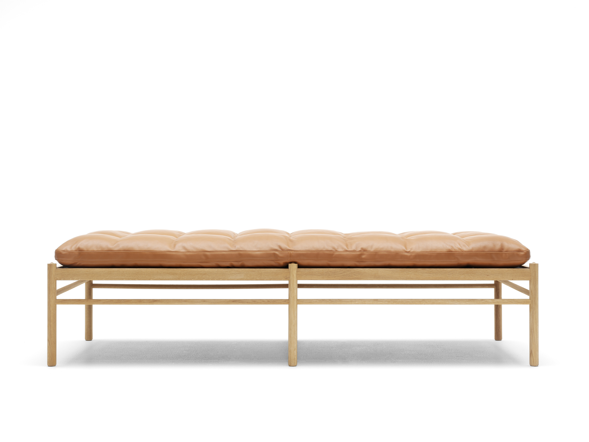 OW150 Daybed Lit de repos Carl Hansen &amp; Søn Cuir brun Sif 95