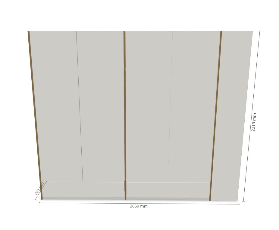 MODULAR PLUS Armoire Combinaison armoire double avec 2 tiroirs et armoire annexe à droite Müller Möbelwerkstätten