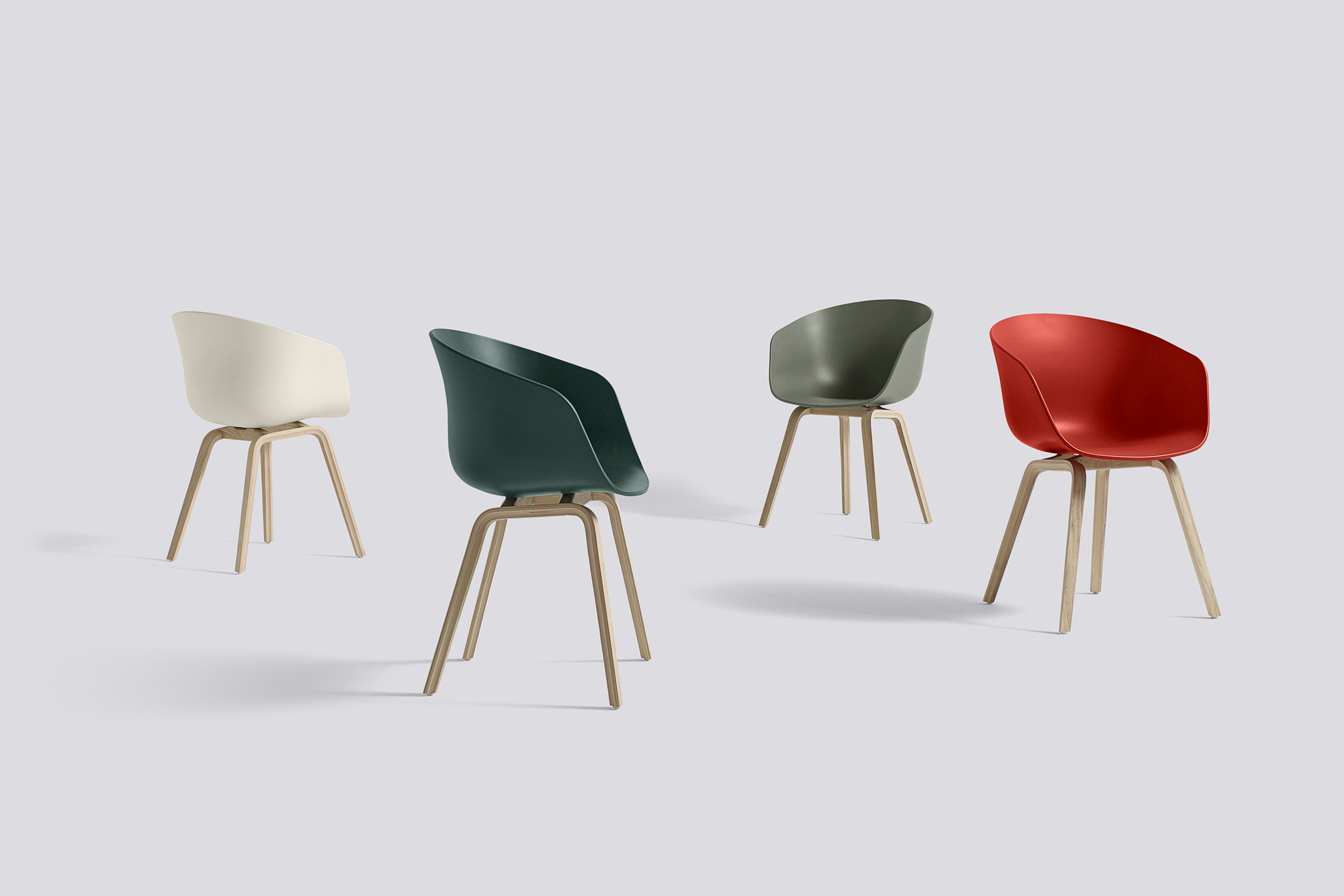 About A Chair AAC22 / AAC 22 chaise Hay Chêne savonné - vert About A Chair AAC22 / AAC 22 chaise Hay Chêne savonné - vert