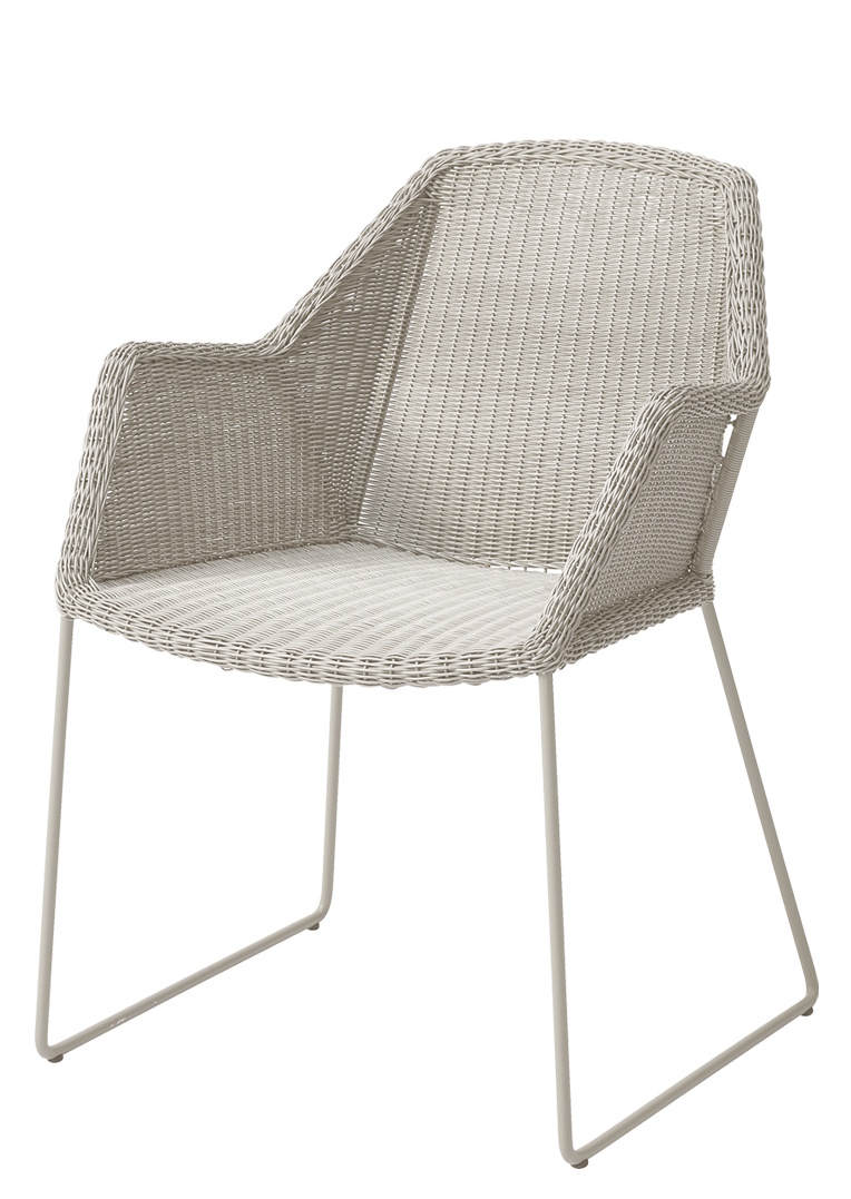 Breeze Outdoor chaise à piétement traîneau Cane-Line Sable