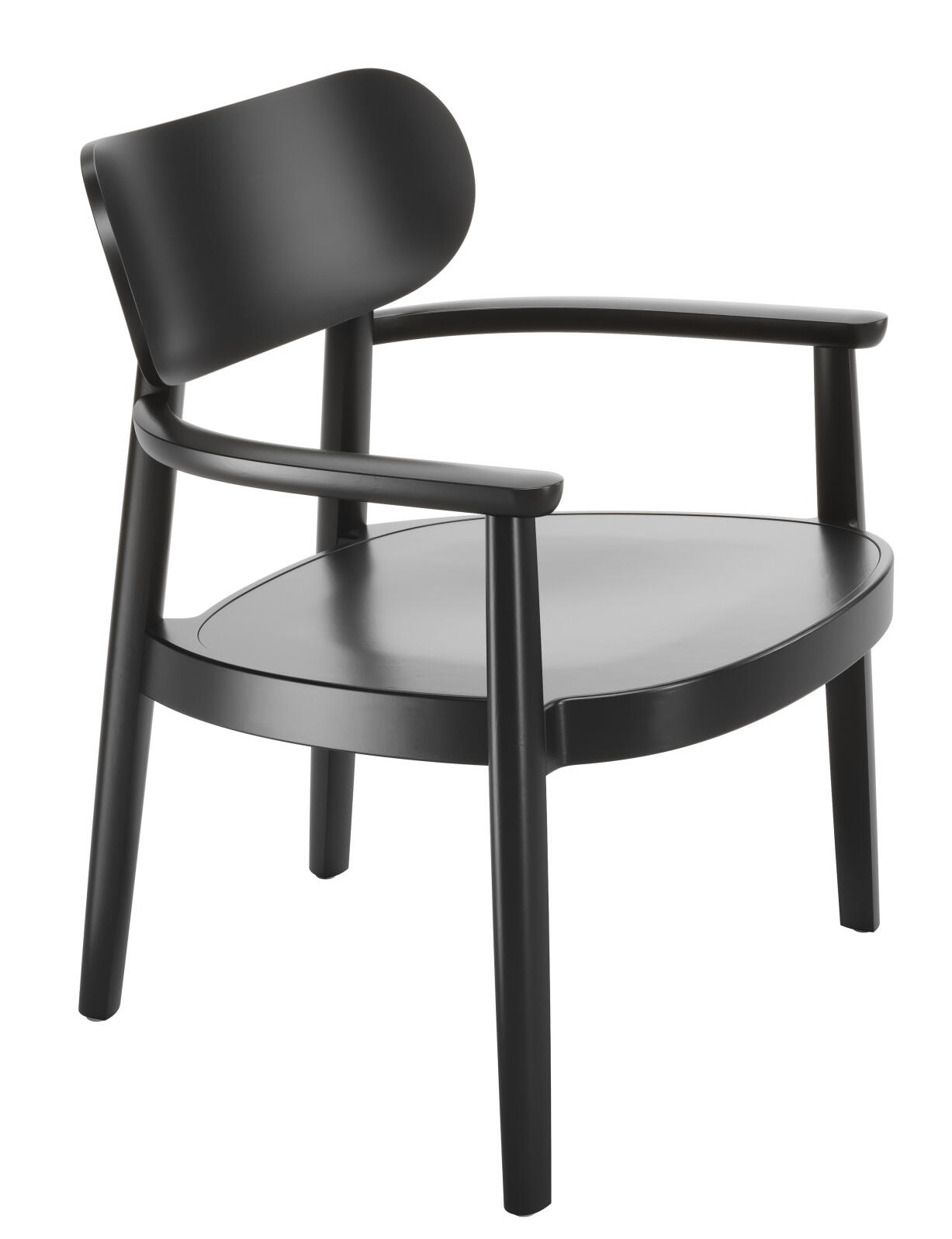 Fauteuil en bois avec accoudoirs 119 MF Thonet 