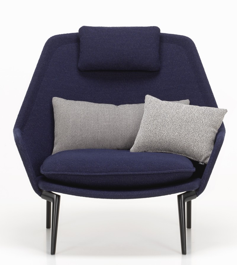 Slow Chair Fauteuil en tissu Vitra 