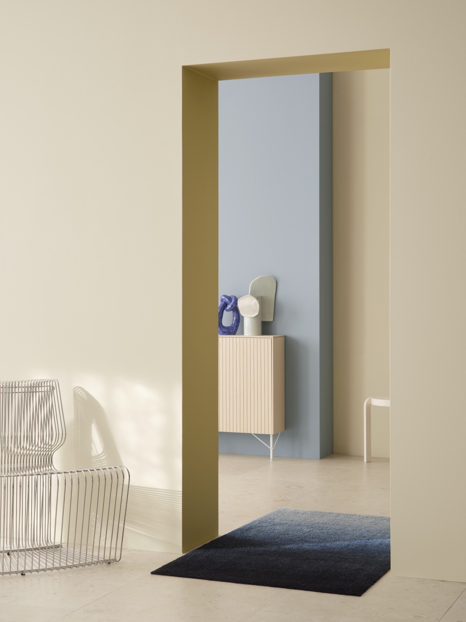 Tapis de sol Dis Indoor / Outdoor Bleu Heymat 