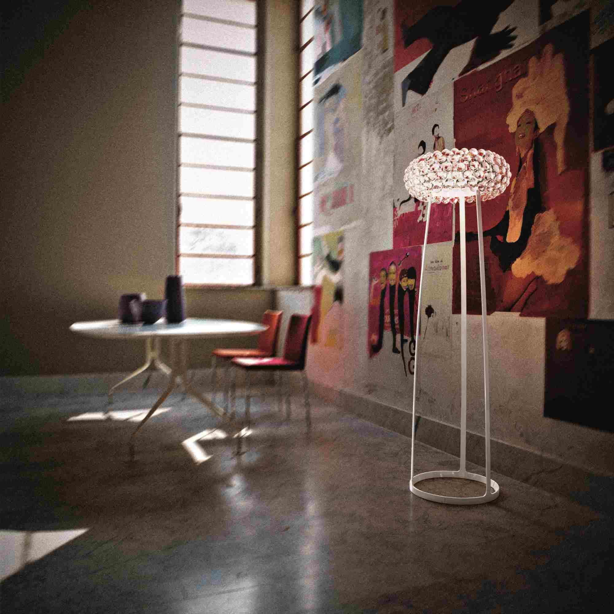Caboche Media Terra Lampadaire Foscarini