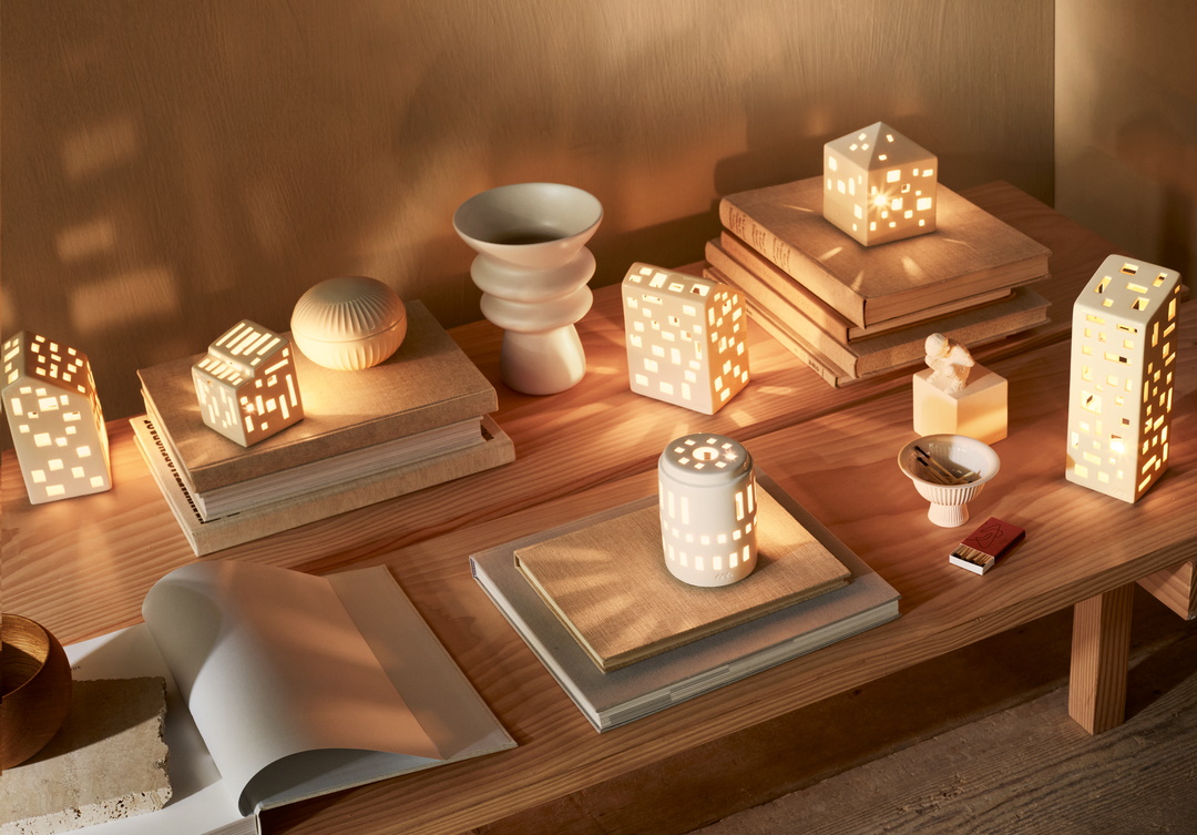 Urbania Maison de lumière Immeuble de grande hauteur H 22 cm Kähler OFFRE SPECIALE