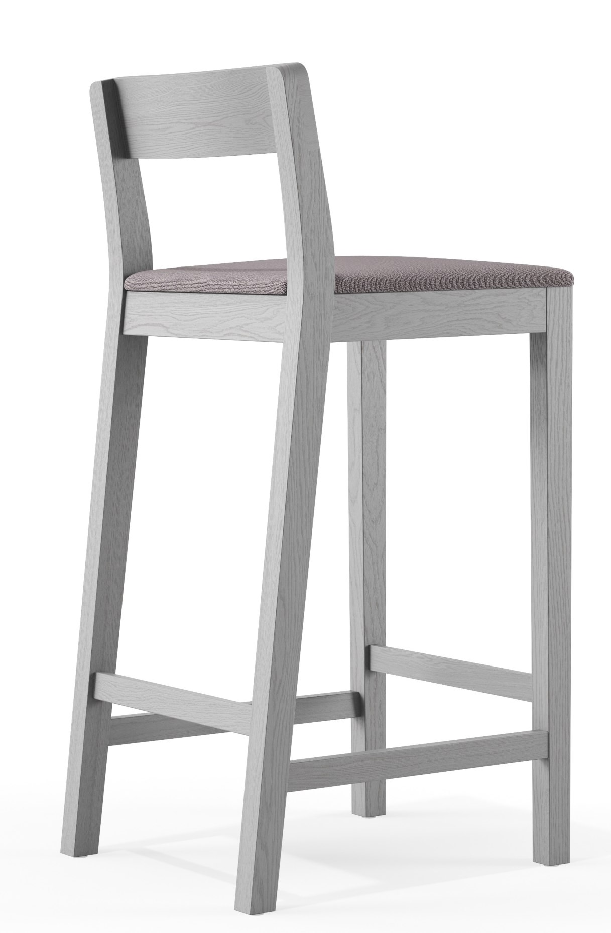 Sit tabouret de bar en bois avec coussin d'assise Zeitraum