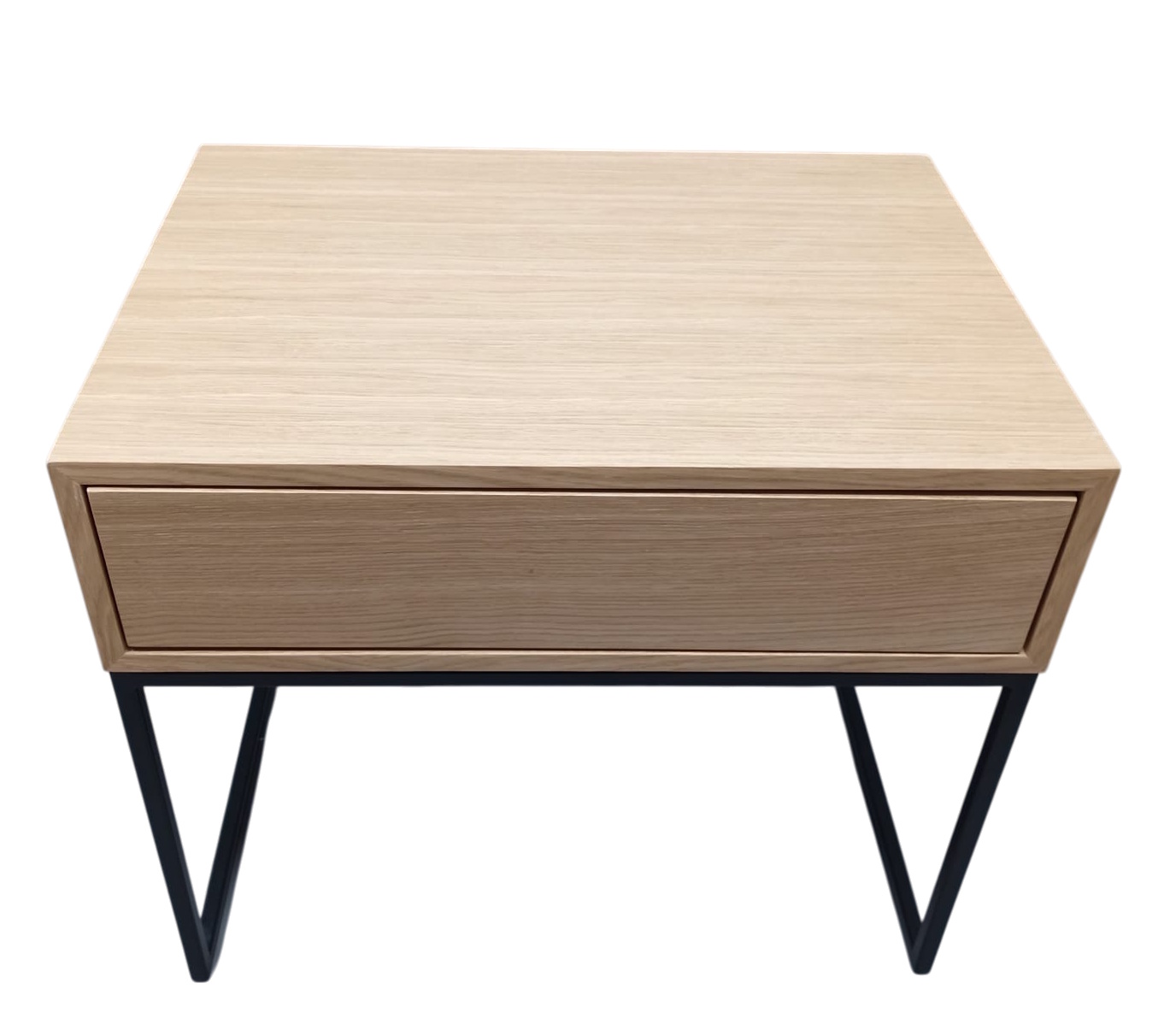 Table d'appoint Dina, chêne naturel, Jan Kurtz, exemplaire défectueux 