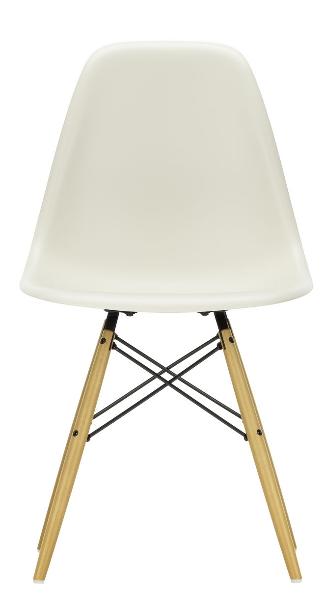 Eames Plastic Side Chair DSW Chaise Vitra Érable jaunâtre - Caillou
