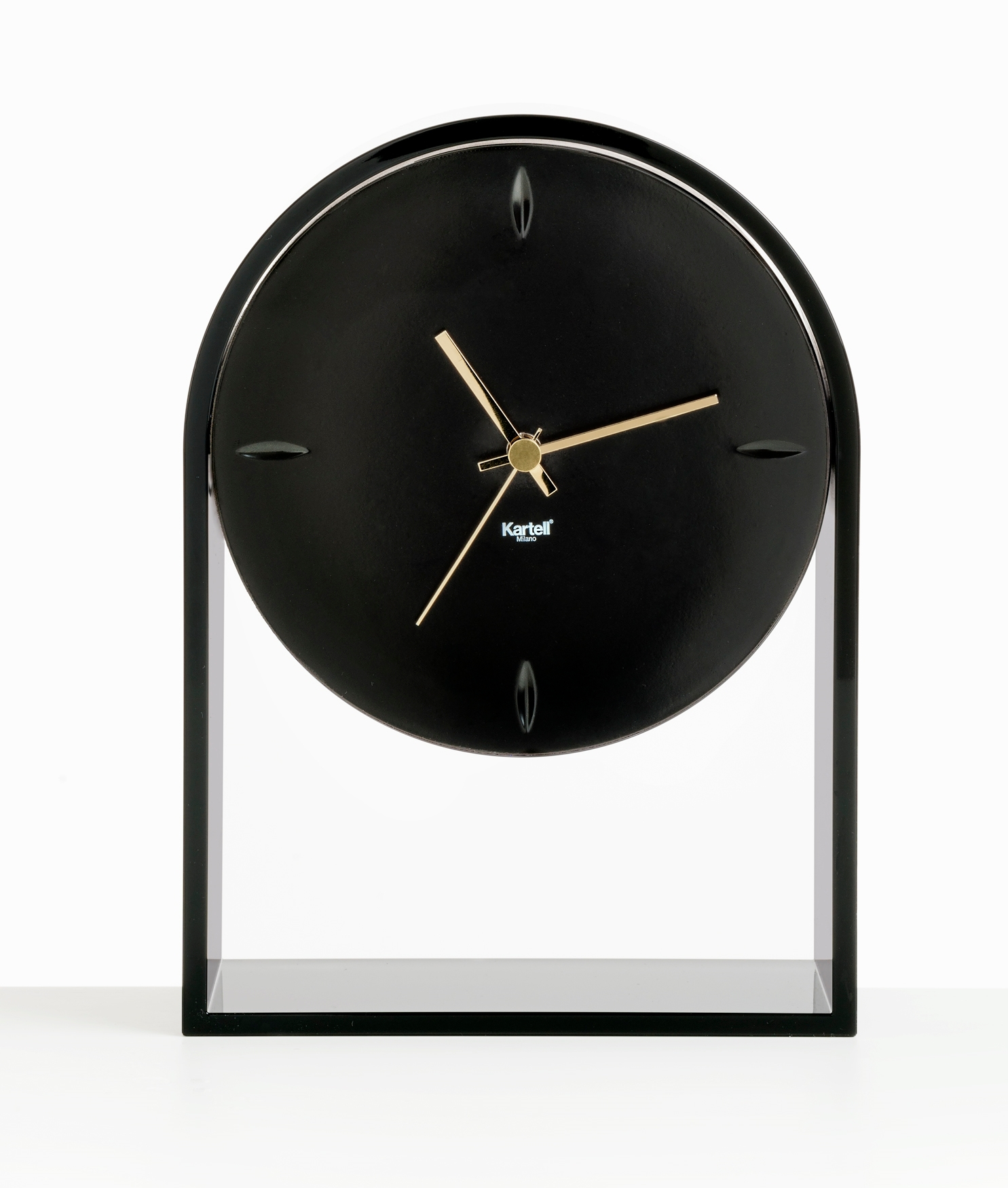 Horloge de bureau de nuit noire