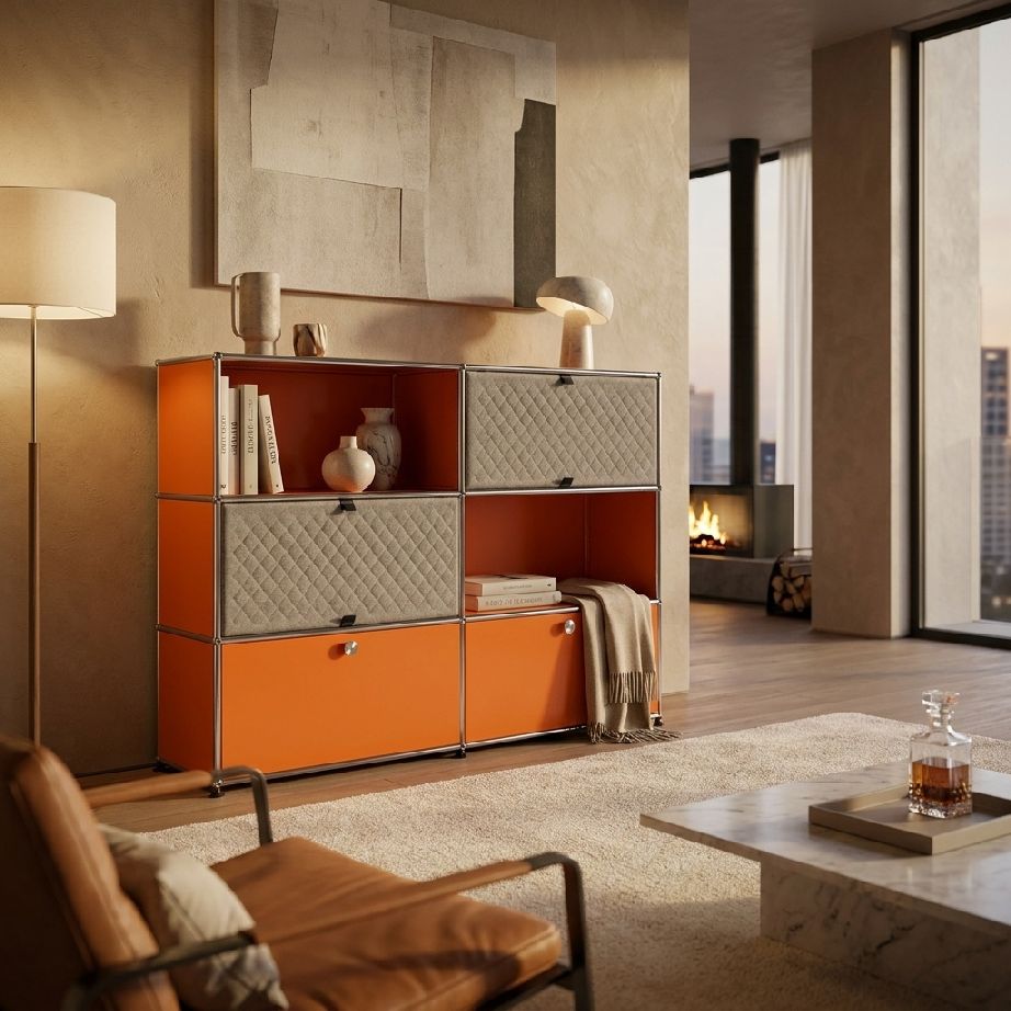 Buffet USM Haller M66 avec panneaux souples - LIVRAISON RAPIDE 