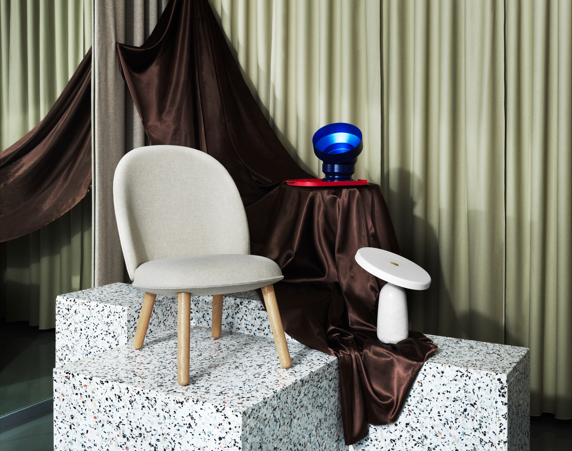 Ace Lounge Chair Mainline de chêne Normann Copenhagen