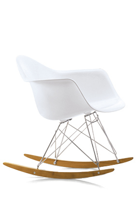 RAR weiß [1950] Miniatur Chaise Vitra