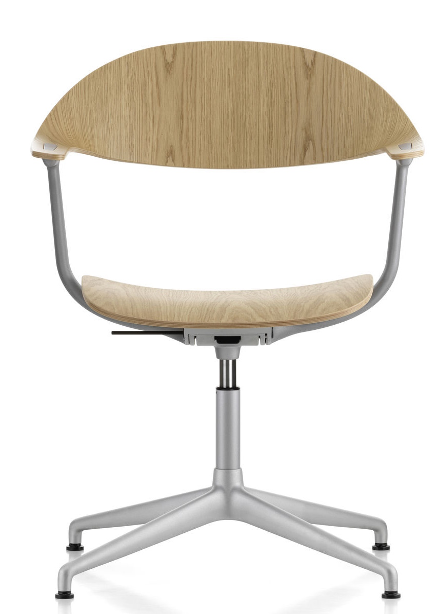 Mynt dossier et assise Plywood chaise de bureau Vitra