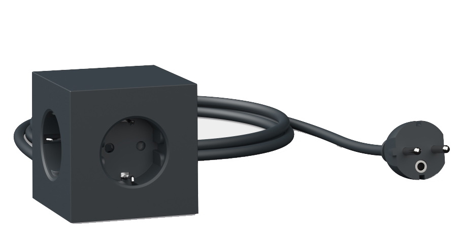 Square 1 - Avolt Cube de prises avec USB C dfp Design 