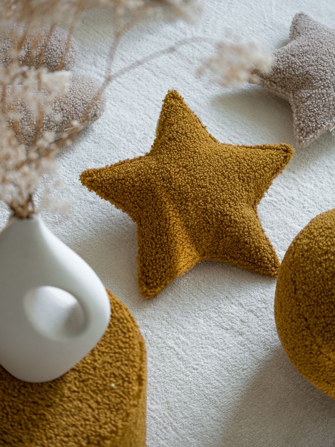 Coussin étoile pour enfants Wigiwama érable