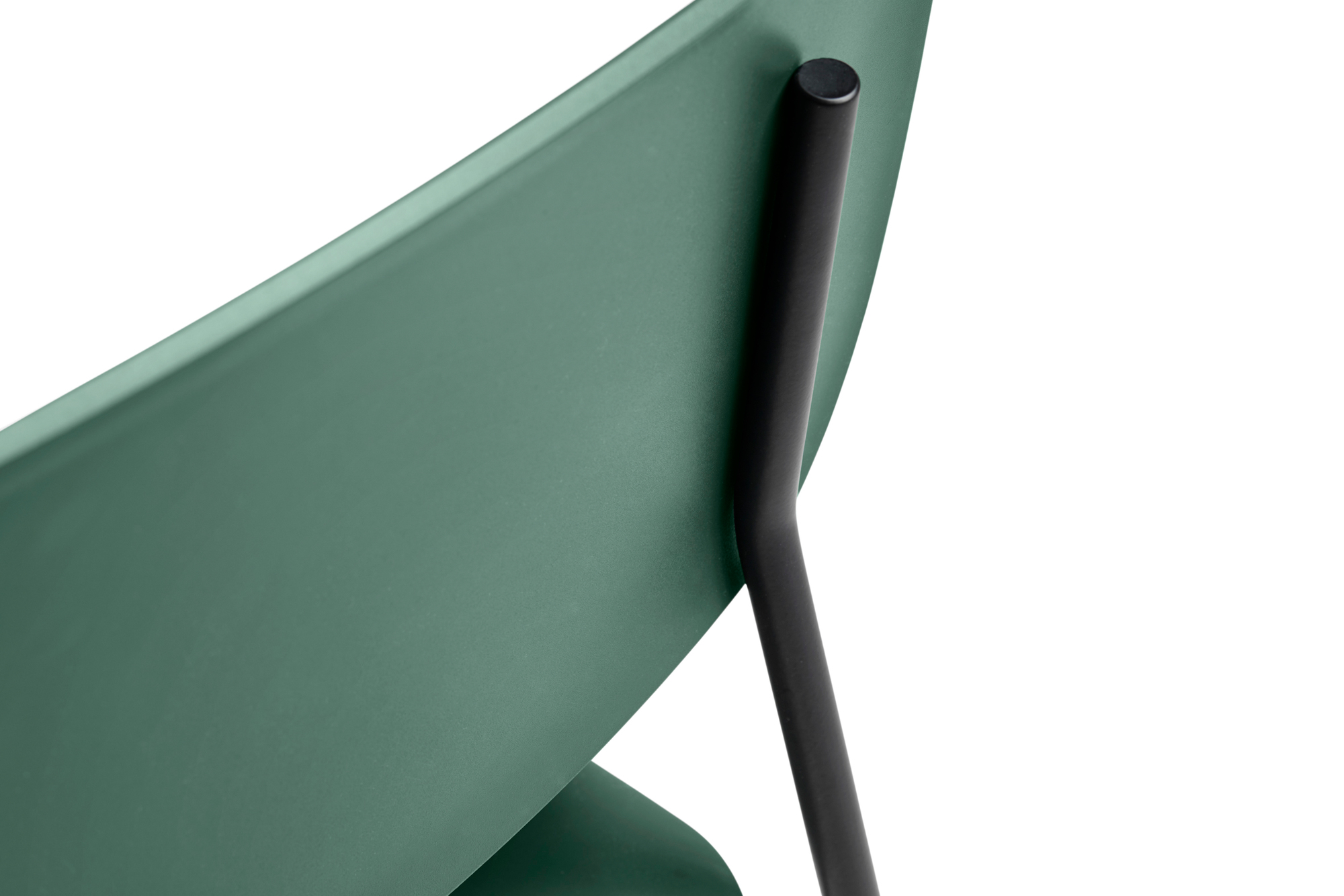 Soft Edge Chaise 45 Noir - Hunter Hay